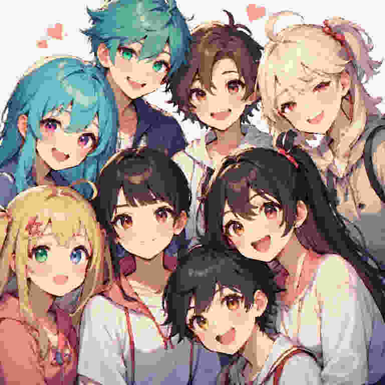 anime manga light hearted characters